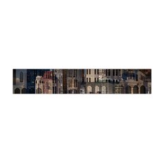 Architecture City Home Window Flano Scarf (mini) by Nexatart