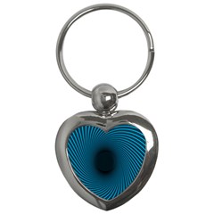 Background Spiral Abstract Pattern Key Chains (heart) 