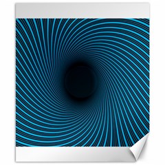 Background Spiral Abstract Pattern Canvas 8  X 10  by Nexatart