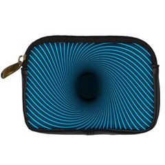 Background Spiral Abstract Pattern Digital Camera Cases by Nexatart