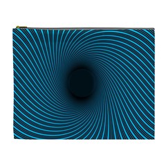 Background Spiral Abstract Pattern Cosmetic Bag (xl) by Nexatart