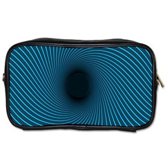 Background Spiral Abstract Pattern Toiletries Bags 2-side by Nexatart