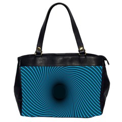 Background Spiral Abstract Pattern Office Handbags (2 Sides)  by Nexatart