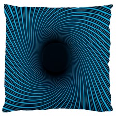 Background Spiral Abstract Pattern Large Cushion Case (one Side) by Nexatart