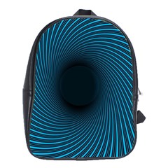 Background Spiral Abstract Pattern School Bag (xl) by Nexatart