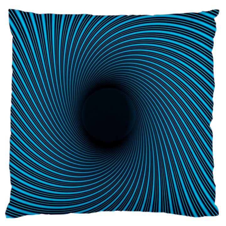 Background Spiral Abstract Pattern Large Flano Cushion Case (Two Sides)