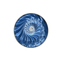 Blue Fractal Abstract Spiral Hat Clip Ball Marker (10 Pack)