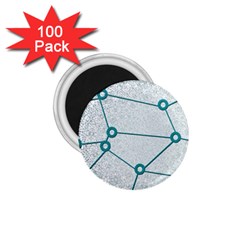 Network Social Abstract 1 75  Magnets (100 Pack)  by Nexatart