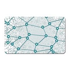 Network Social Abstract Magnet (rectangular) by Nexatart