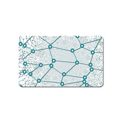 Network Social Abstract Magnet (name Card) by Nexatart