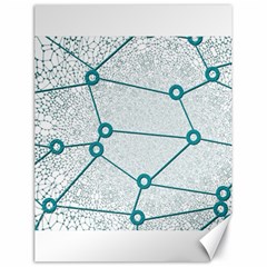 Network Social Abstract Canvas 18  X 24   by Nexatart