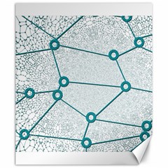 Network Social Abstract Canvas 20  X 24   by Nexatart