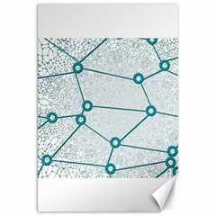 Network Social Abstract Canvas 20  X 30   by Nexatart