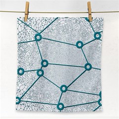 Network Social Abstract Face Towel by Nexatart