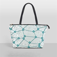 Network Social Abstract Shoulder Handbags by Nexatart