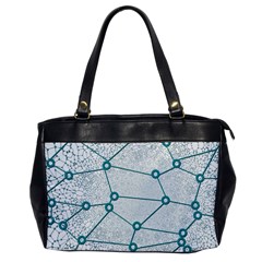 Network Social Abstract Office Handbags by Nexatart