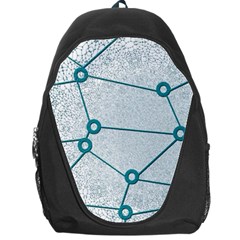 Network Social Abstract Backpack Bag by Nexatart