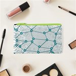 Network Social Abstract Cosmetic Bag (XS) Front