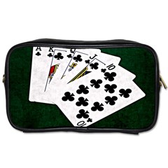 Poker Hands   Royal Flush Clubs Toiletries Bags by FunnyCow