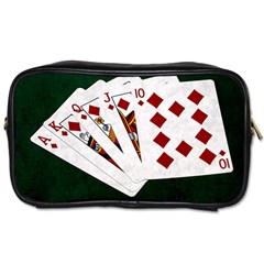 Poker Hands   Royal Flush Diamonds Toiletries Bags by FunnyCow