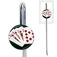 Poker Hands   Royal Flush Diamonds Book Mark by FunnyCow