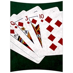 Poker Hands   Royal Flush Diamonds Back Support Cushion by FunnyCow