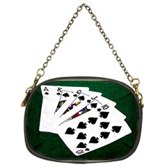 Poker Hands   Royal Flush Spades Chain Purses (one Side)  by FunnyCow