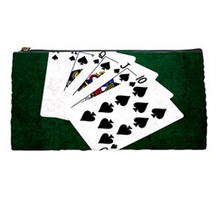 Poker Hands   Royal Flush Spades Pencil Cases by FunnyCow