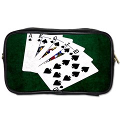 Poker Hands   Royal Flush Spades Toiletries Bags 2-side by FunnyCow