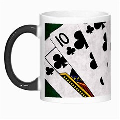 Poker Hands   Straight Flush Clubs Morph Mugs by FunnyCow