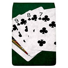 Poker Hands   Straight Flush Clubs Flap Covers (l)  by FunnyCow