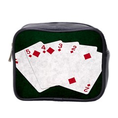 Poker Hands   Straight Flush Diamonds Mini Toiletries Bag 2-side by FunnyCow