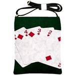 Poker Hands   Straight Flush Diamonds Shoulder Sling Bags Front