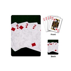 Poker Hands   Straight Flush Diamonds Playing Cards (mini)  by FunnyCow