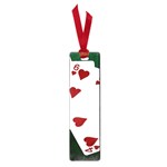 Poker Hands Straight Flush Hearts Small Book Marks Front