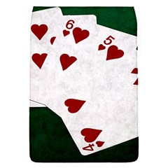 Poker Hands Straight Flush Hearts Flap Covers (s)  by FunnyCow