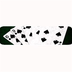 Poker Hands Straight Flush Spades Large Bar Mats by FunnyCow