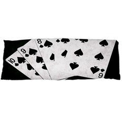 Poker Hands Straight Flush Spades Body Pillow Case (dakimakura) by FunnyCow