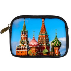 Moscow Kremlin And St  Basil Cathedral Digital Camera Cases by FunnyCow