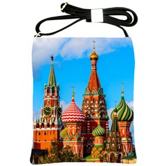 Moscow Kremlin And St  Basil Cathedral Shoulder Sling Bags by FunnyCow