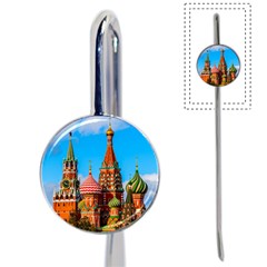 Moscow Kremlin And St  Basil Cathedral Book Mark by FunnyCow