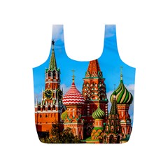 Moscow Kremlin And St  Basil Cathedral Full Print Recycle Bags (s)  by FunnyCow