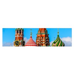 Moscow Kremlin And St  Basil Cathedral Satin Scarf (oblong) by FunnyCow