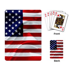 American Usa Flag Playing Card by FunnyCow