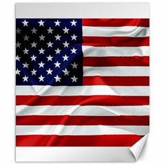 American Usa Flag Canvas 8  X 10  by FunnyCow