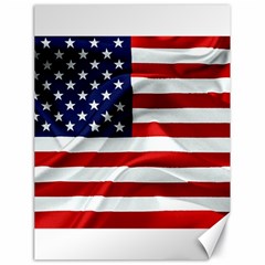 American Usa Flag Canvas 18  X 24   by FunnyCow