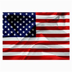 American Usa Flag Large Glasses Cloth by FunnyCow