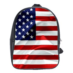 American Usa Flag School Bag (large) by FunnyCow