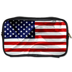 American Usa Flag Toiletries Bags by FunnyCow