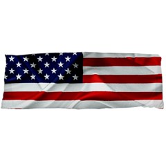 American Usa Flag Body Pillow Case (dakimakura) by FunnyCow